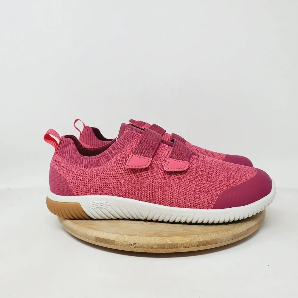 KEEN KNX Knit Shoes‎ Big Kids 6 Pink Low Lightweight Double Straps Girls Boys